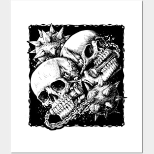 Skull Dark Art Posters and Art